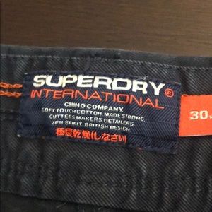 Superdry navy shorts 30 waist